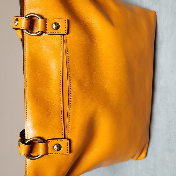 Patricia Nash Fall Orange Leather Large Handbag - Picture 7 of 16
